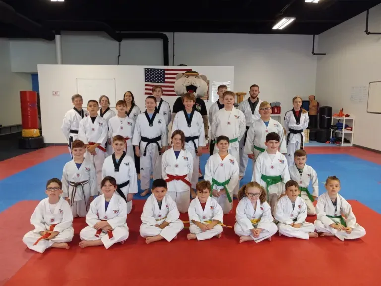 Kids Tae Kwon Do students